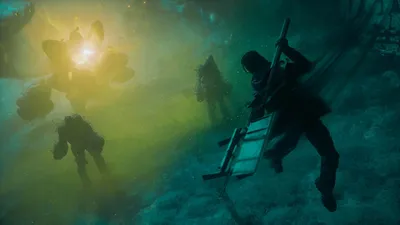 Official CONTROL Resonant screenshot of Dylan using gravity powers in a fog-filled warped street
